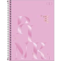 Caderno 1 matéria 80 folhas Love Pink Tilibra