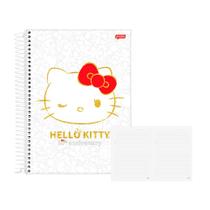 Caderno 1 Matéria 80fls Hello Kitty 50th Piscadinha Jandaia