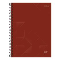 Caderno 1 Matéria 80fls Universitário Espiral Capa Dura ZIP Tilibra