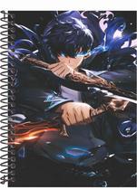 Caderno 1 Matéria Anime Solo Leveling