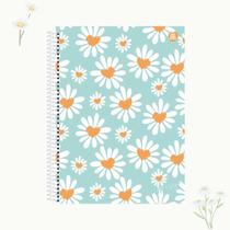 Caderno 1 Matéria Capa Dura Daisy 80 Folhas Animativa Caderno 1 Matéria Capa Dura Daisy 80 Folhas Animativa