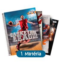 Caderno 1 Matéria Capa Dura Esportes- Universitário Juvenil - Papelaria Store