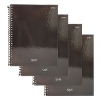 Caderno 1 Materia Espiral 80 Folhas Stiff Slim 4 Unidades