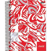 Caderno 1 Matéria Espiral Universitário 80fls Coca-Cola Jandaia