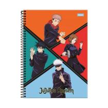 Caderno 1 Matéria Jujutsu Kaisen 80 Folhas - Foroni