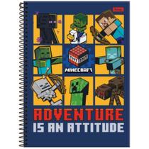 Caderno 1 Matéria Minecraft 80fls - Foroni Caderno 1 Matéria Minecraft 80fls - Foroni