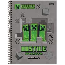 Caderno 1 Matéria Minecraft 80fls - Foroni Caderno 1 Matéria Minecraft 80fls - Foroni