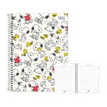 Caderno 1 Matéria Snoopy Woodstock 80fls Connect Tilibra