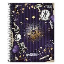 Caderno 1 Matéria Univ 80Fls Wandinha Tilibra Secret