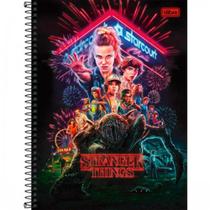 Caderno 1 Matéria Univ Cd Esp 80fls Stranger Things Tilibra