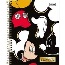 Caderno 1 Matérias Colegial Cd Esp 80fls Mickey Tilibra