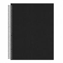 Caderno 10 mat cd 140fls kbom black animativa c24 Caderno 10 mat cd 140fls kbom black animativa c24