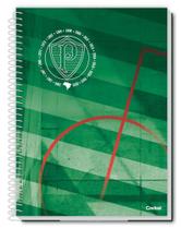 Caderno 10 Matérias 160 Fls Time Palmeiras Com Poster 56x50 - Credeal