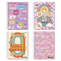 Caderno 10 Matérias 160 Folhas Feminino Sortido