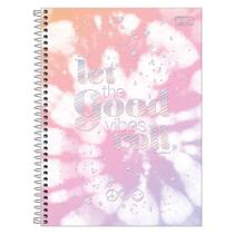 Caderno 10 Matérias 160FLS Capadura GOOD VIBES COLEGIAL