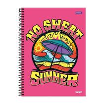 Caderno 10 Matérias 160Fls Fortnite Summer Rosa Foroni