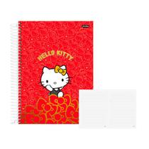 Caderno 10 Matérias 160fls Hello Kitty Vermelho Jandaia