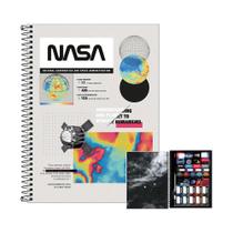 Caderno 10 Matérias 160fls NASA Satélite Tilibra