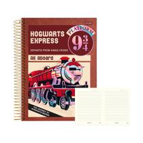 Caderno 10 Matérias 200fls Harry Potter Trem Jandaia