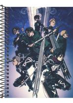 Caderno 10 Matérias Anime Attack On Titan Caderno 10 Matérias Anime Attack On Titan