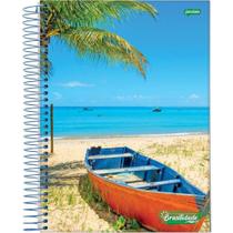 Caderno 10 Matérias Espiral Universitário CD 200fls Brasilidade Jandaia