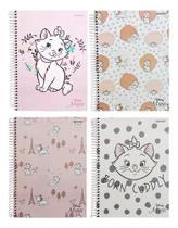 Caderno 10 Matérias Gatinha Marie Jandaia Capa Dura Caderno 10 Matérias Gatinha Marie Jandaia Capa Dura