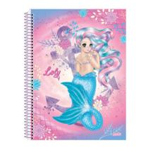 Caderno 10 materias grande loly 160 folhas