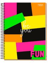 Caderno 10 Matérias Nova BE YOU Sortido 160 Folhas