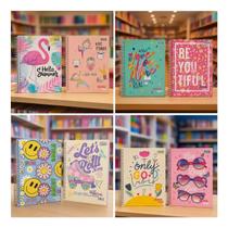 Caderno 10 Materias Nova Mix Feminino 160Fls Sortido