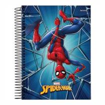 Caderno 10 Matérias Spider-man Espiral Capa Dura 160 Folhas - STARSCHOOL