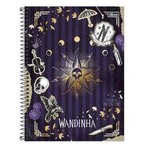 Caderno 10 Matérias Univ 160Fls Wandinha Tilibra Secret