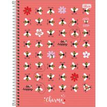 Caderno 10X1 Capa Dura 2021 Charme 160FLS.