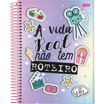 Caderno 10X1 Capa Dura 2021 IT GIRL 200 Folhas