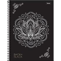Caderno 10X1 Capa Dura Back To Black 160Fls.