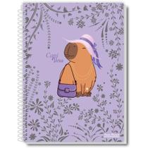 Caderno 10X1 Capa Dura Capivera 160FLS. PCT.C/02