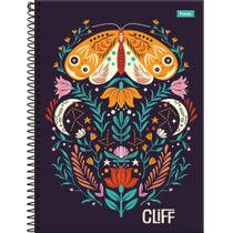 Caderno 10X1 Capa Dura CLIFF Feminino 160 Folhas - Pacote com 4