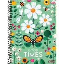 Caderno 10x1 capa dura cliff feminino 160fls. foroni