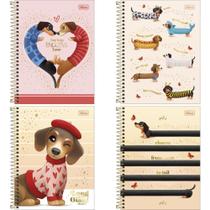 Caderno 10X1 Capa Dura Colegial Brownie DOG 120 Folhas 177X240MM (pacote com 4 Unidades) Caderno 10X1 Capa Dura Colegial Brownie DOG 120 Folhas 177X240MM (pacote com 4 Unidades)