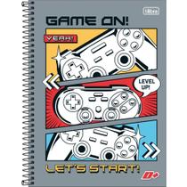 Caderno 10X1 Capa Dura D+ Masculino 200 Folhas - Pacote com 4 Unidades