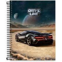 Caderno 10X1 Capa Dura Drive Line Cp.metalizada 160FL PCT.C/04