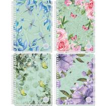 Caderno 10X1 Capa Dura Green Vibes 160FLS Pacote com 04 Caderno 10X1 Capa Dura Green Vibes 160FLS Pacote com 04