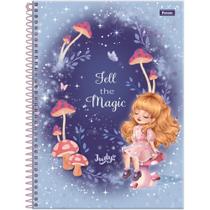 Caderno 10X1 Capa Dura JUDY 160 Folhas Pacote com 04