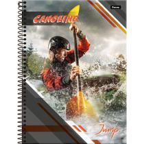 Caderno 10X1 Capa Dura JUMP 200 Folhas - Pacote com 4 Unidades