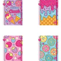 Caderno 10X1 Capa Dura Larissa Manoela 160 Folhas Pacote com 4