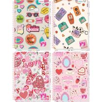 Caderno 10X1 Capa Dura Like POP 160 Folhas