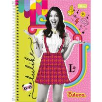 Caderno 10X1 Capa Dura Luluca 160 Folhas - Pacote com 4 Unidades