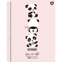 Caderno 10X1 Capa Dura MY Friend 160 Folhas - Pacote com 4 Unidades
