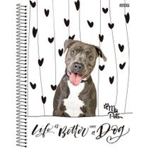 Caderno 10X1 Capa Dura MY PETS 160F PCT.C/04