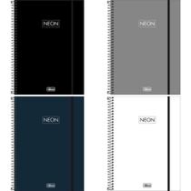 Caderno 10X1 Capa Dura Neon FIT 160FLS PP Masculino PCT.C/04 Caderno 10X1 Capa Dura Neon FIT 160FLS PP Masculino PCT.C/04
