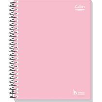 Caderno 10X1 Capa Dura Neutro Rosa 200 Folhas